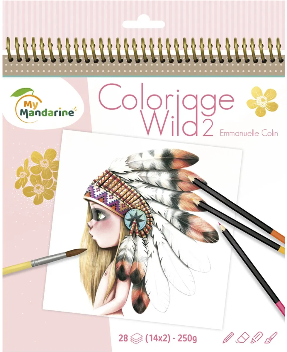 Clairefontaine Coloriage Wild 2 Kleurboek Volwassenen