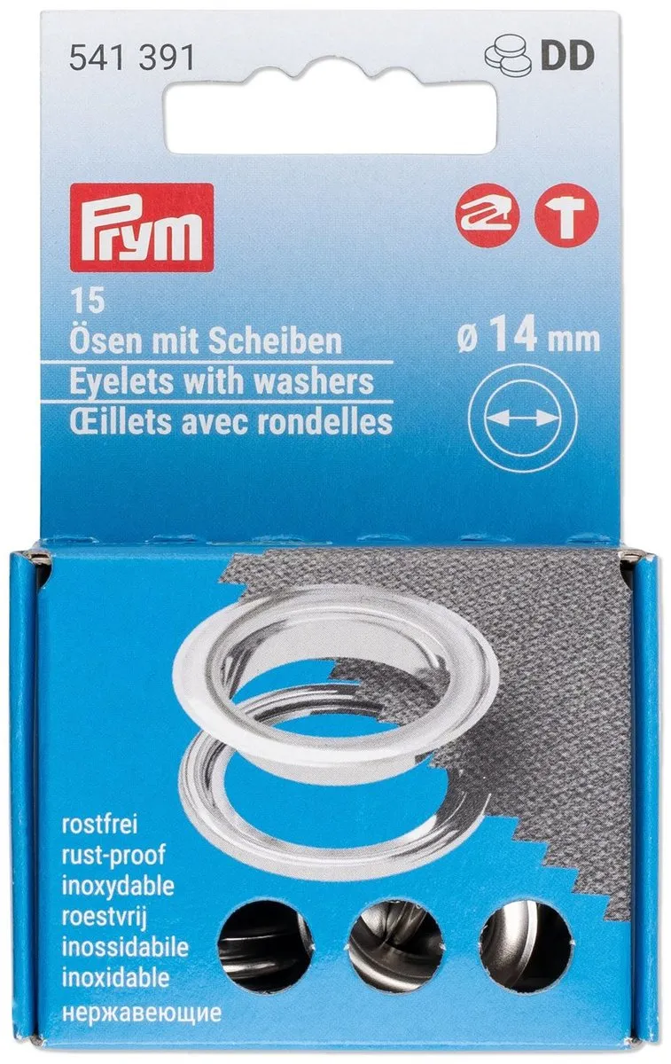 Prym Ringen met schijven 14mm