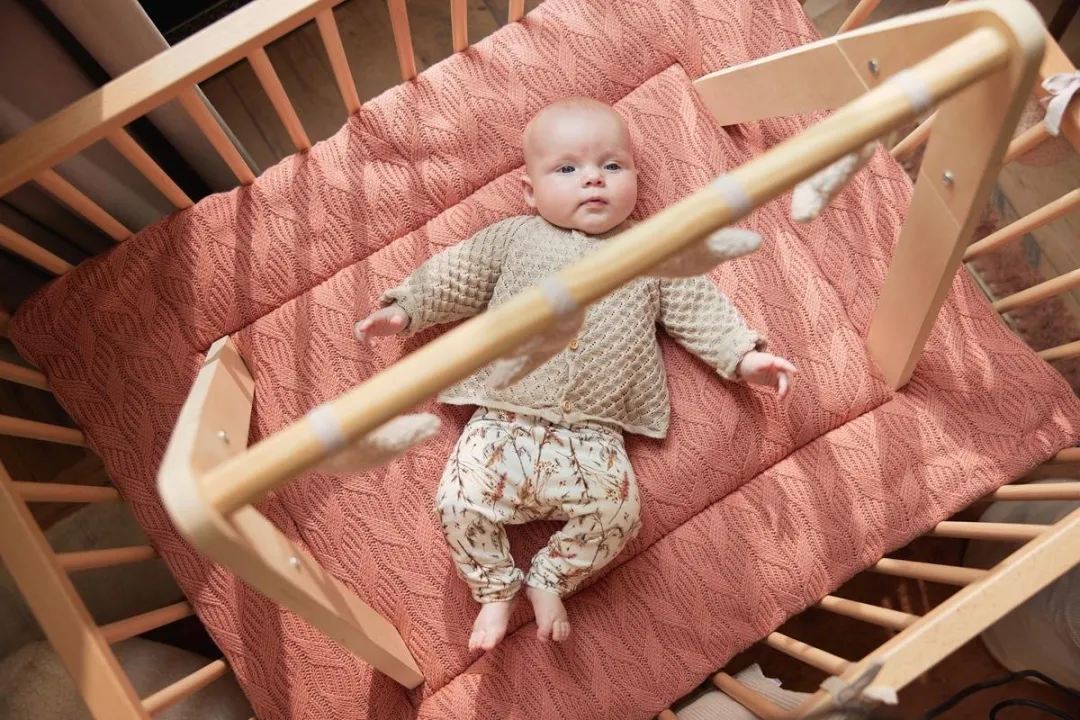 Jollein Babygym Speelgoed Hangers Moon - 4 Stuks - Nougat