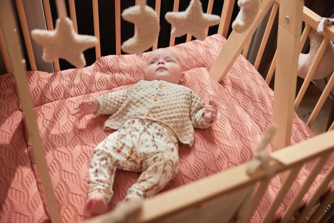 Jollein Babygym Speelgoed Hangers Moon - 4 Stuks - Nougat