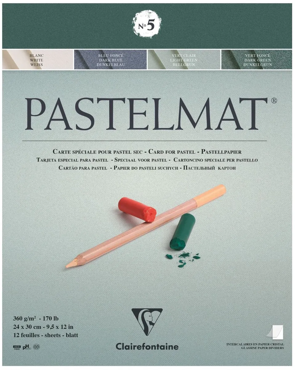 Clairefontaine Pastelmat Blok 5