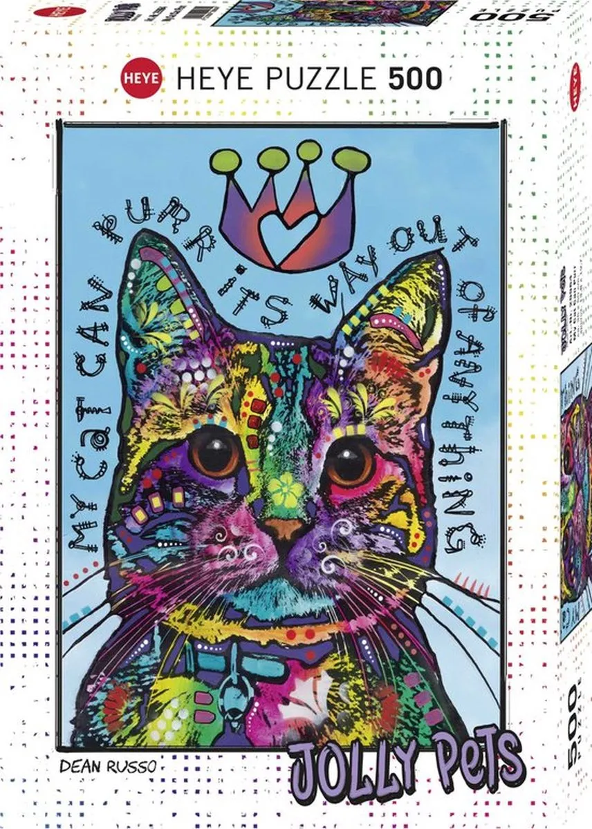 Heye My Cat Can Purr Puzzel 500 Stuks