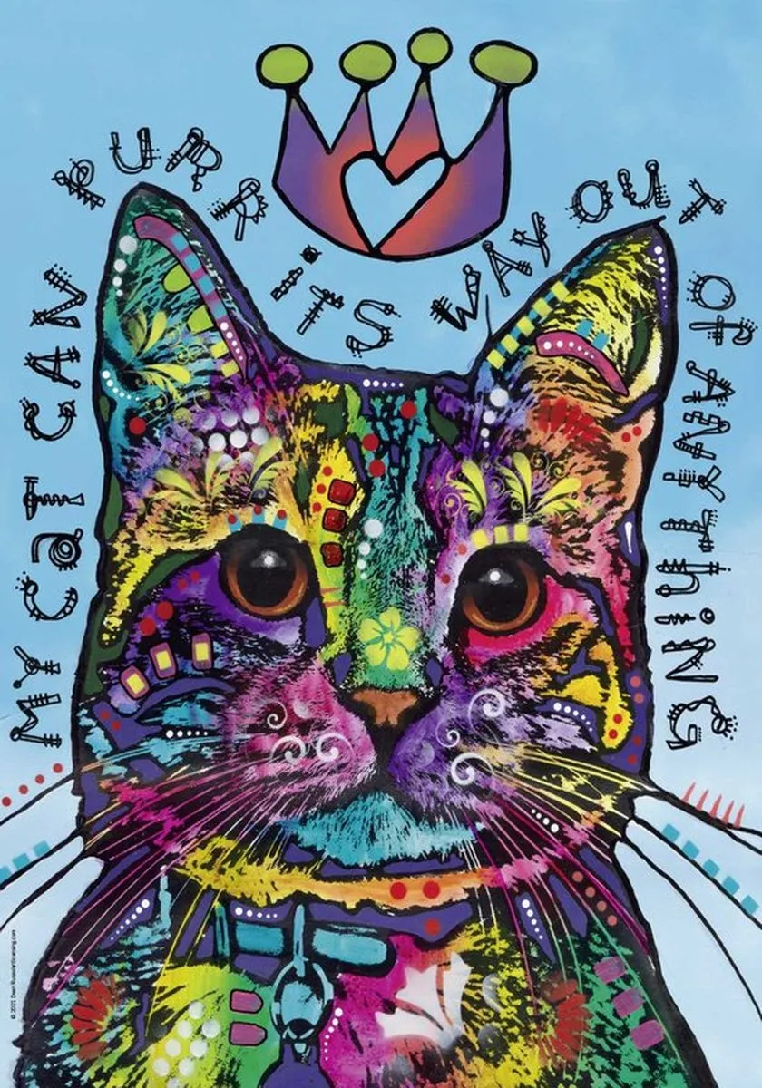 Heye My Cat Can Purr Puzzel 500 Stuks - Multicolor