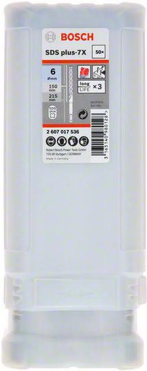 Bosch Hamerboor 6mm - 50 Stuks - afbeelding 6 van 6