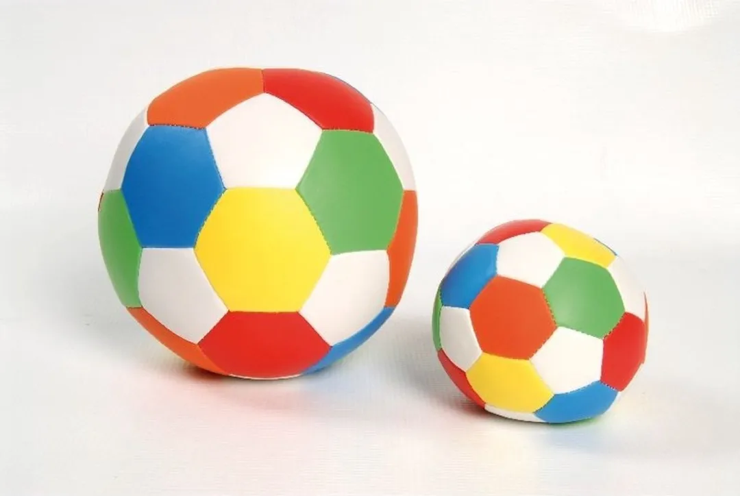 Angel Toys Softbal 10cm - Wit/Geel/Rood/Orange/ Groen