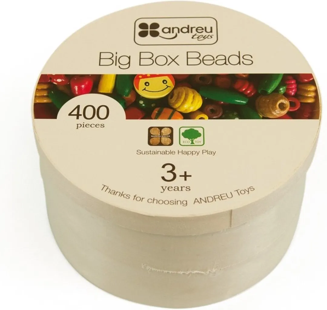 Andreu Toys Houten Kraal Doos - Multicolor - Ø150cm