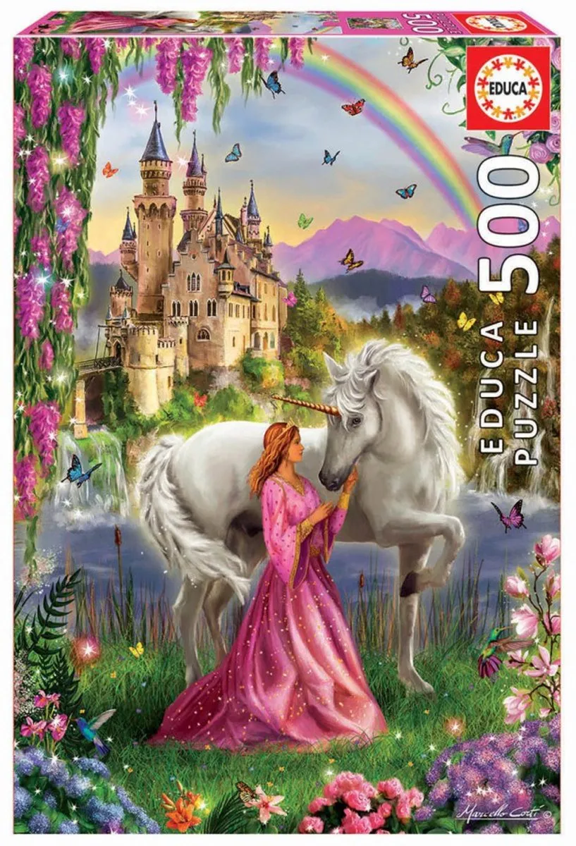 Educa Fairy and Unicorn Puzzel 500 Stuks