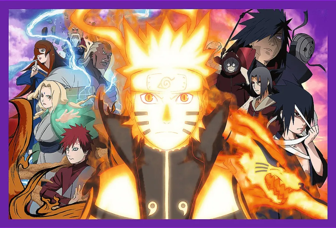 Trefl Puzzel Naruto Shippuden Hidden Leaf Village 200 Stuks - Multicolor