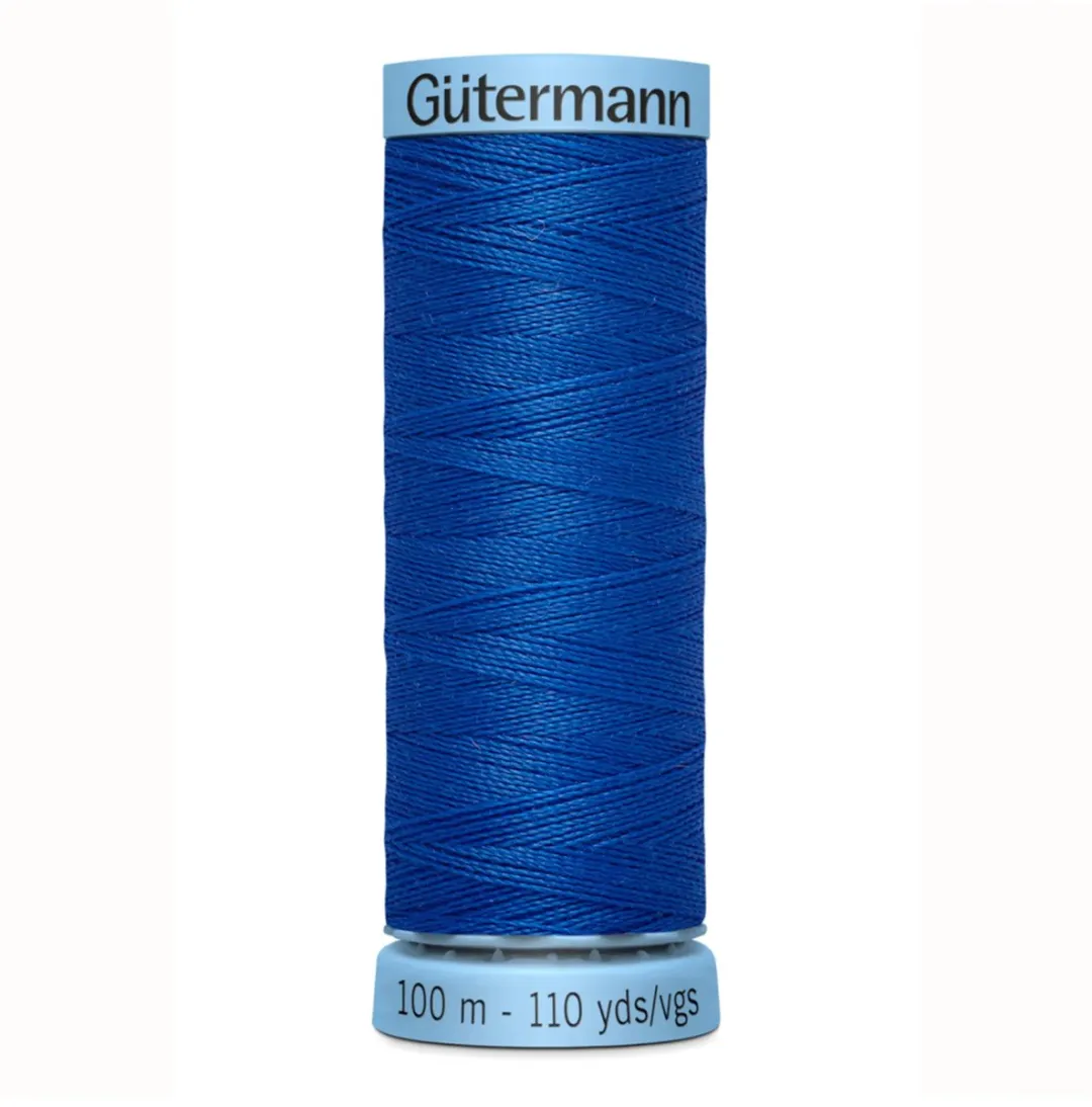 Gutermann Zijde Garen 100m - Zwart/Grijs/Wit