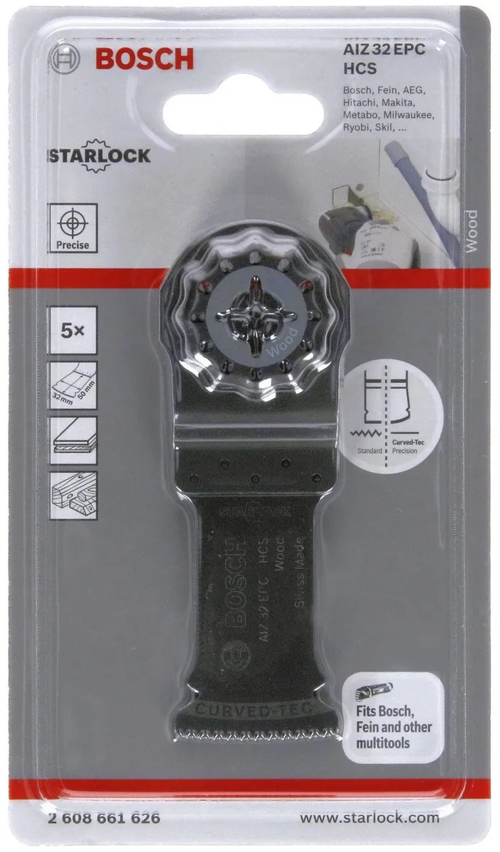 Bosch HCS AIZ 32 EC Invalzaagblad - Oscillerend - Hout - 40x32mm