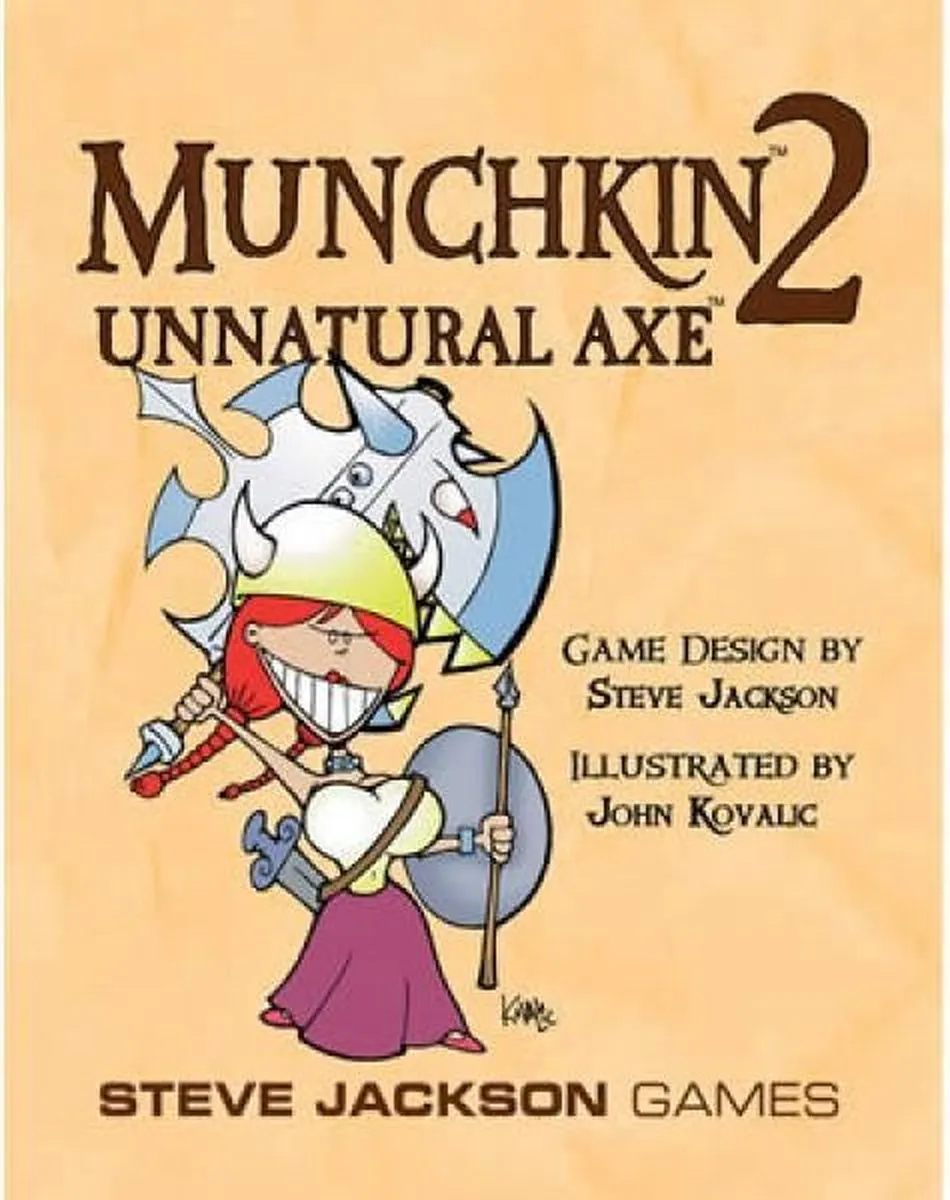 Steve Jackson Games Munchkin 2 Unnatural Axe Uitbreiding - 3-6 Spelers