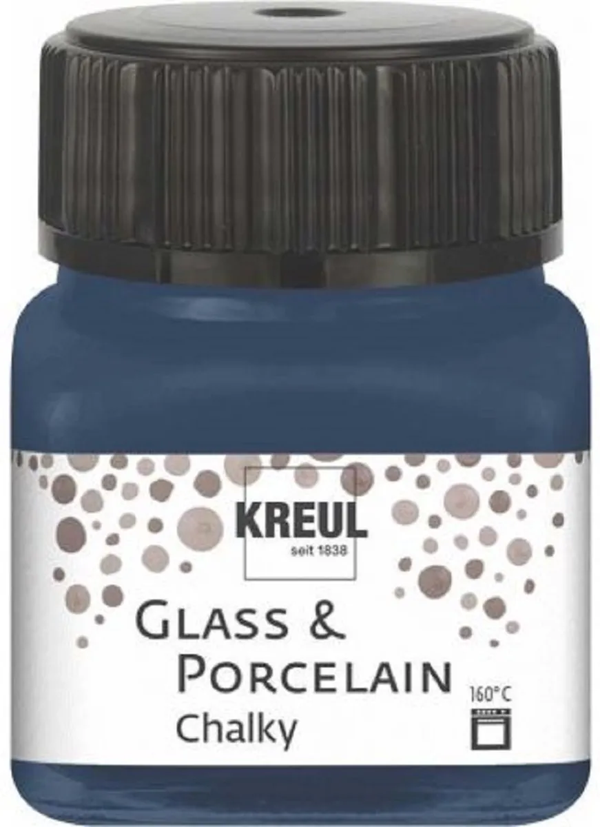 Kreul Glasverf Porseleinverf Navy Blue