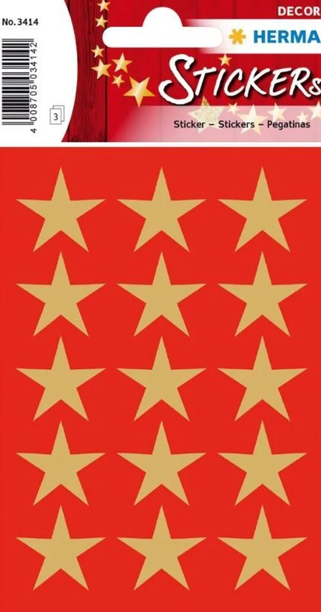 Herma 3414 Goud Stickers - 45 Stuks