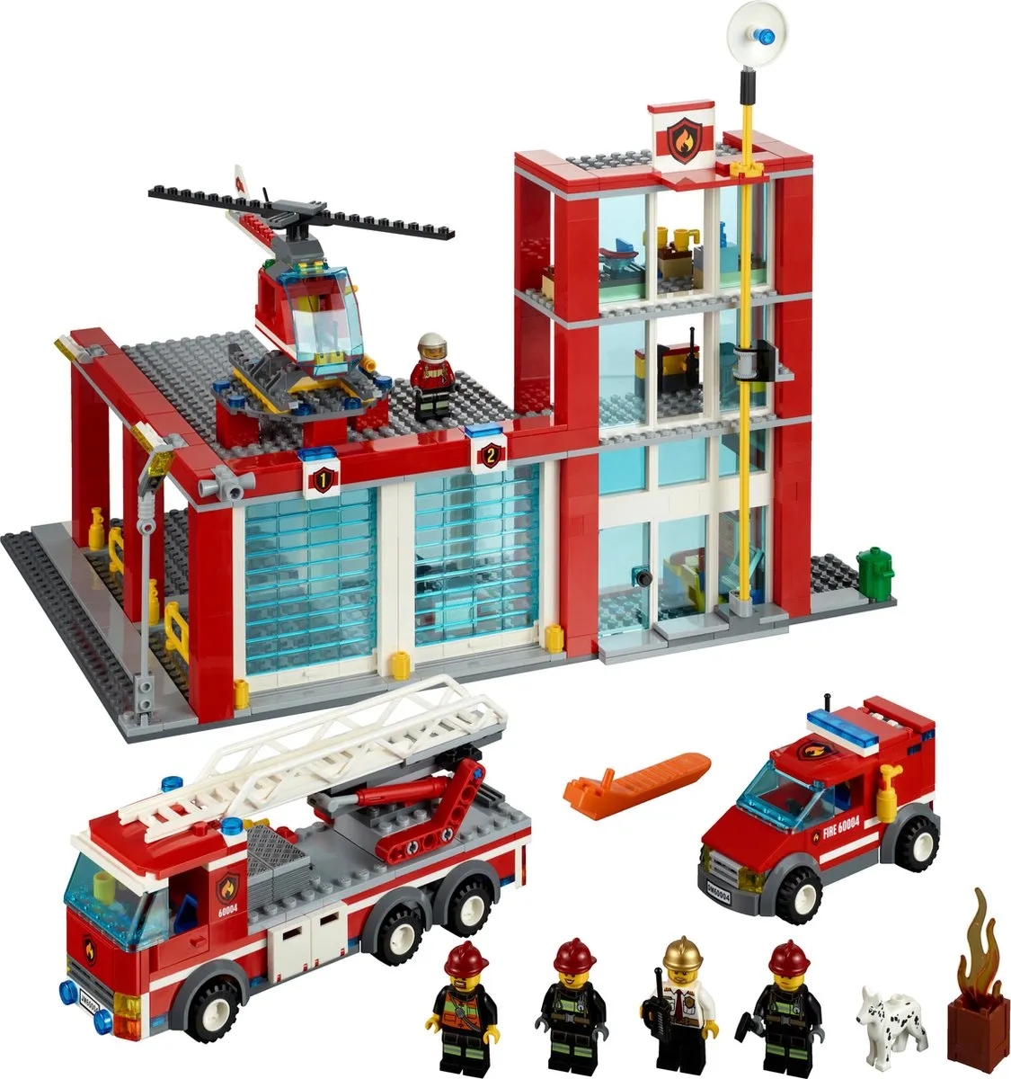 LEGO City Brandweerkazerne 60004 - 753 Stukken
