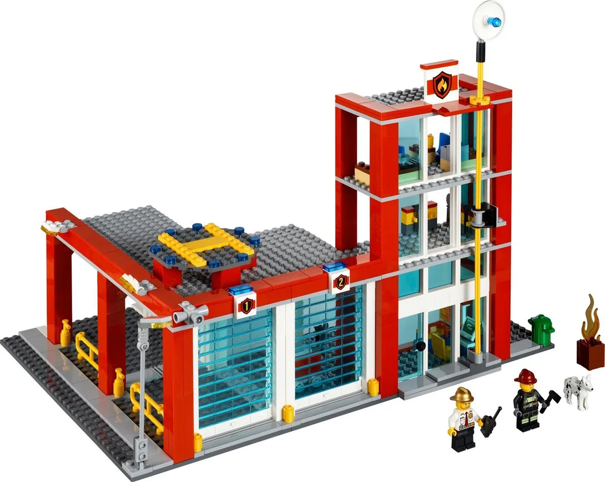 LEGO City Brandweerkazerne 60004 - 753 Stukken