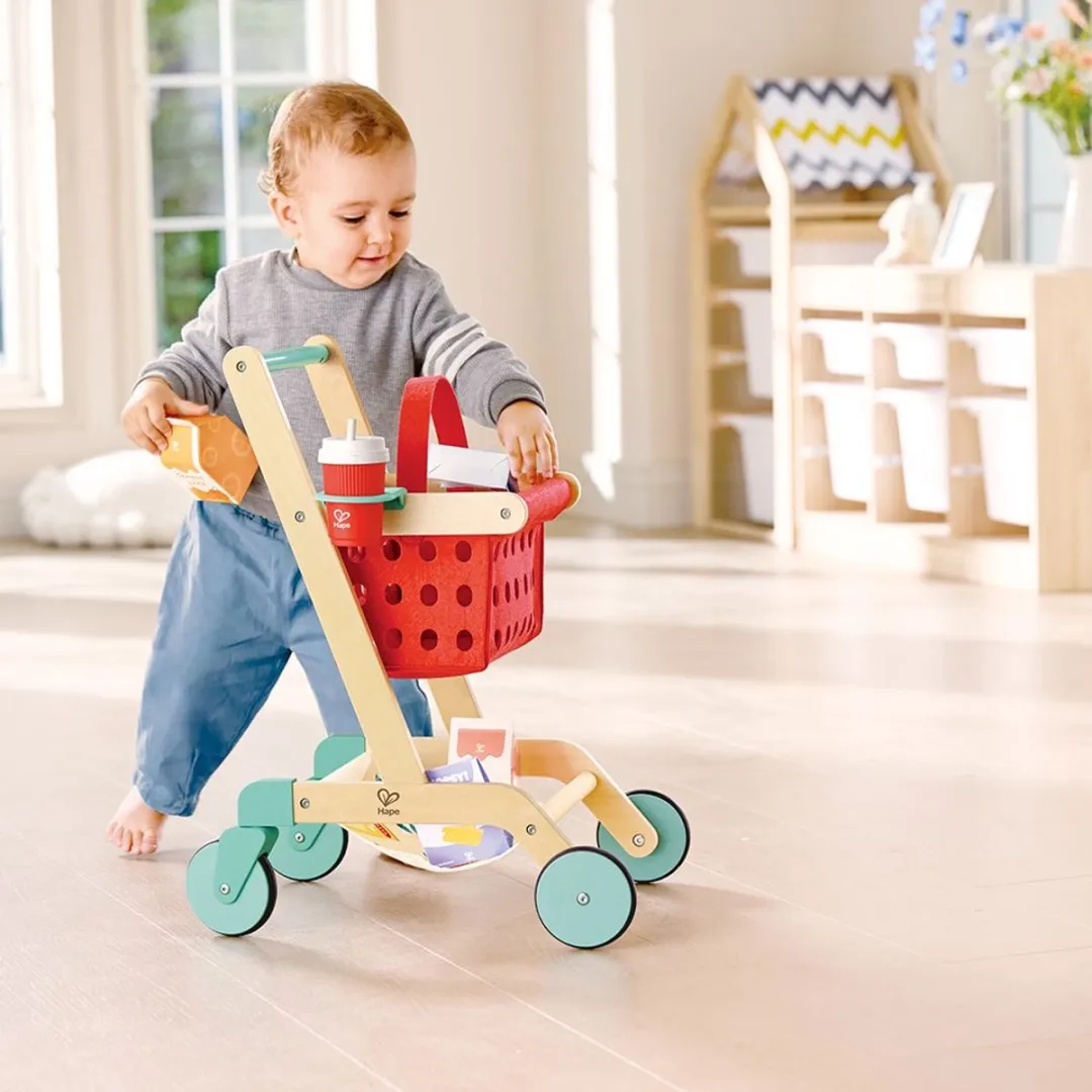 Hape Houten Winkelwagen Speelgoed