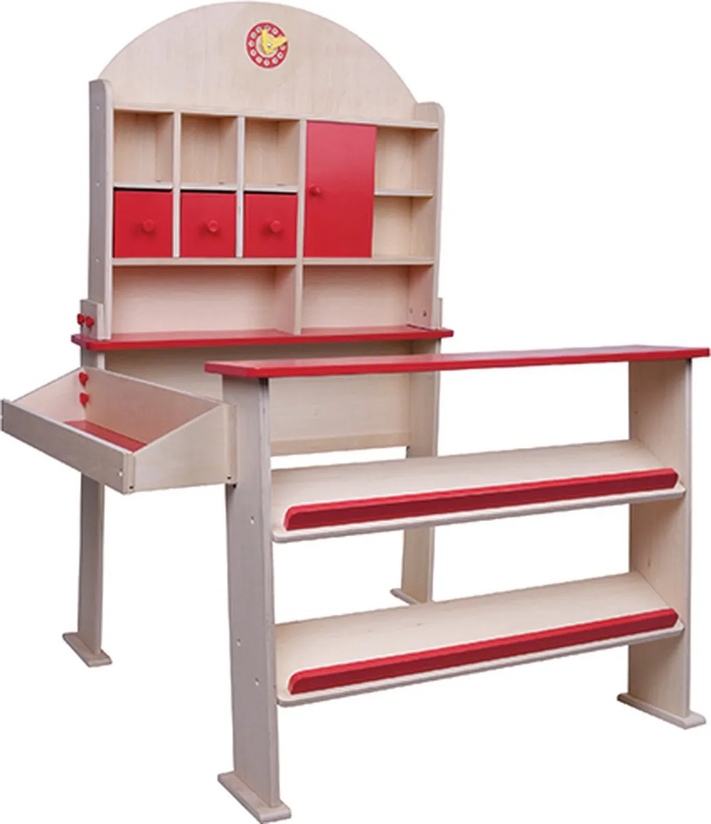 Small foot Playwood Houten Winkel met Klok