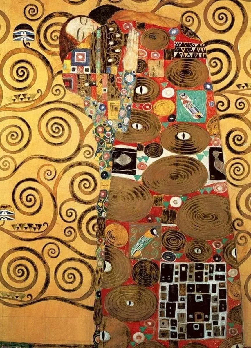 Eurographics Puzzel Gustav Klimt The Fulfillment 1000 Stuks - Multi
