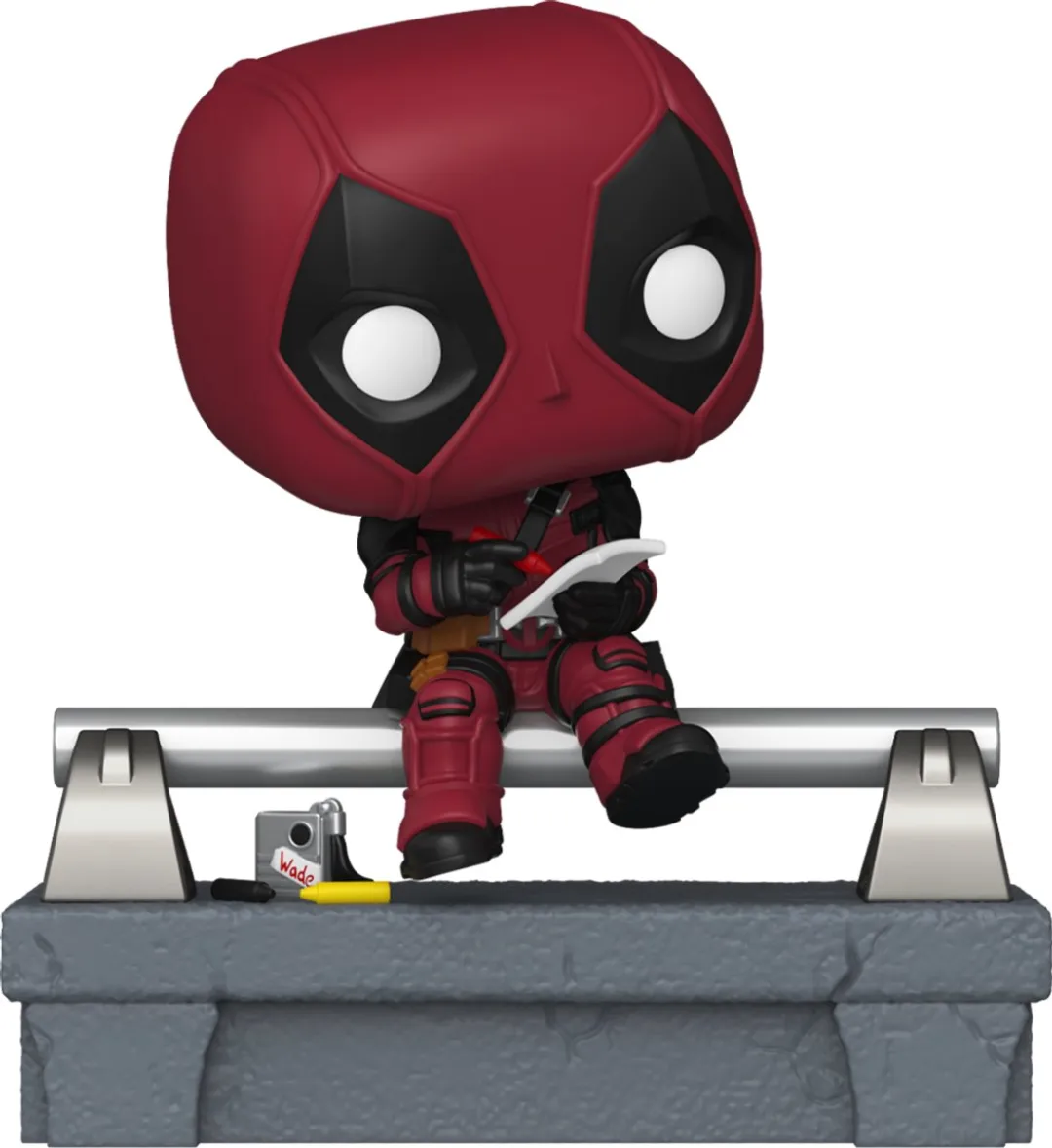 Funko POP Deluxe Deadpool On Bridge