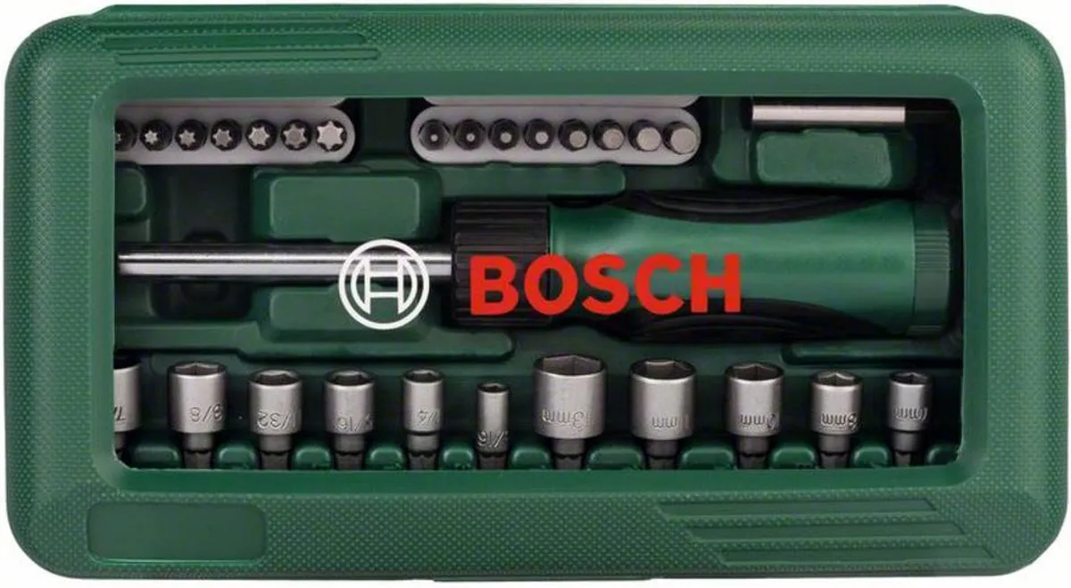 Bosch Schroevendraaierset 2607019504 - 46-delig - Groen