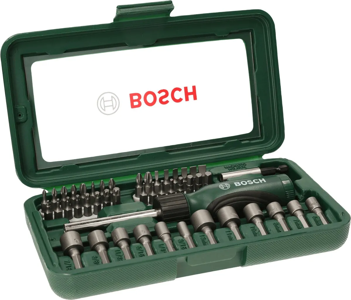 Bosch Schroevendraaierset 2607019504 - 46-delig - Groen
