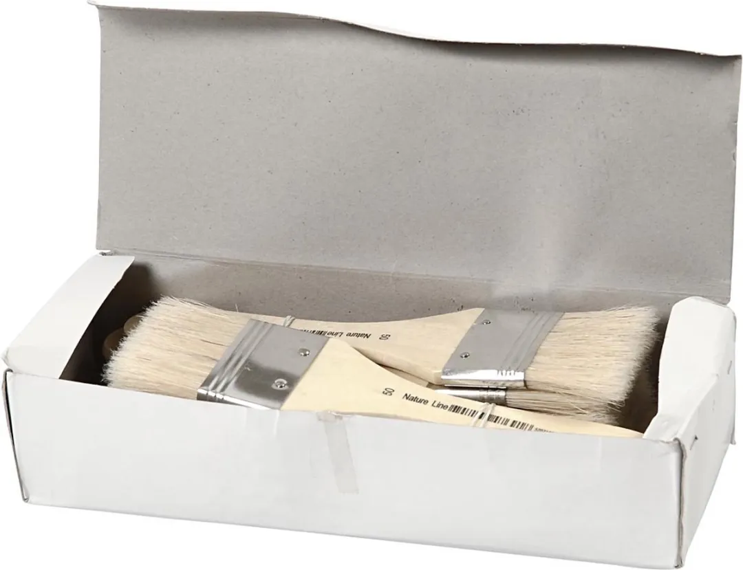Creativ Company Brede Kwast Varkenshaar 50mm - Bruin