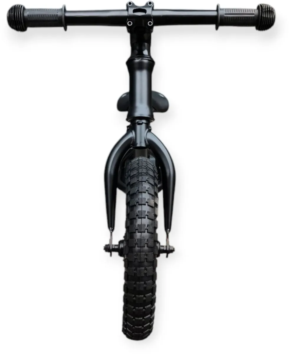 Jobber Fatbike Loopfiets 12 inch - Mat Zwart