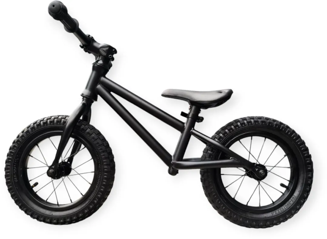 Jobber Fatbike Loopfiets 12 inch - Mat Zwart - afbeelding 6 van 6