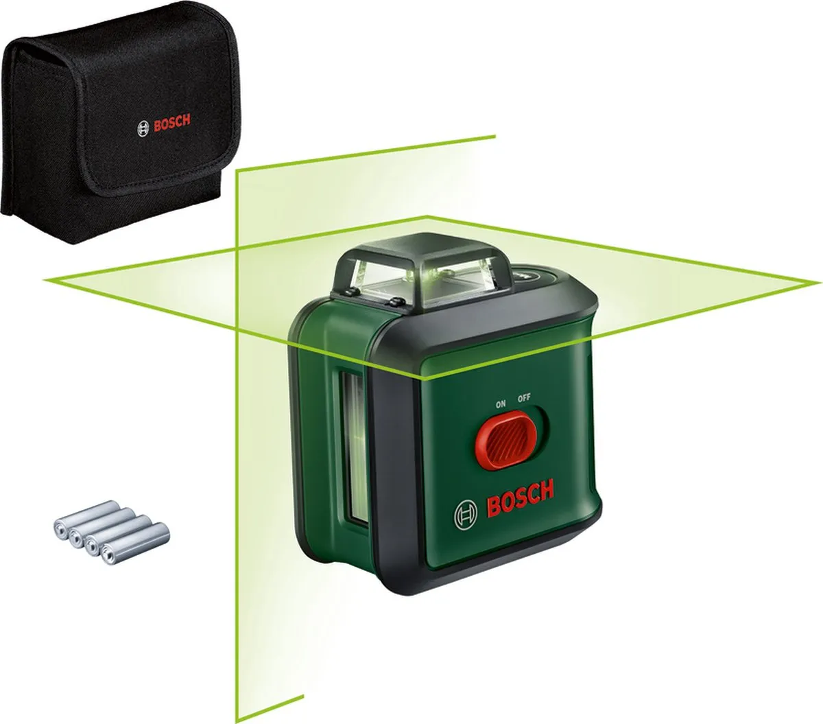 Bosch UniversalLevel 360 360° Kruislijnlaser - 4x Batterijen