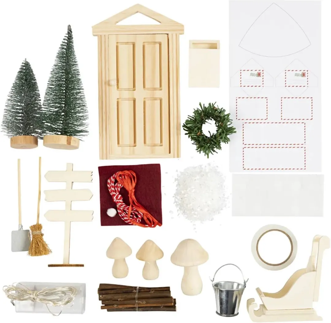 Creativ Company Minatuur Set Kabouterdeur Groot - Multicolor