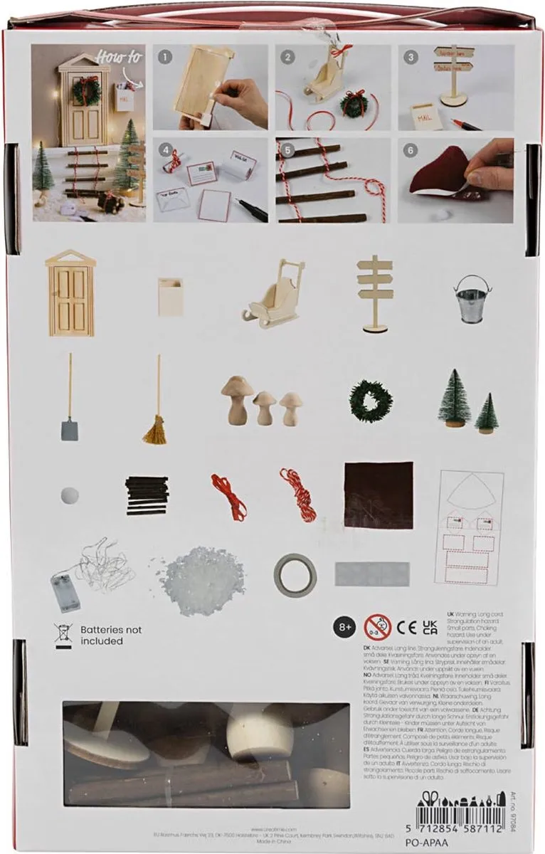 Creativ Company Minatuur Set Kabouterdeur Groot - Multicolor