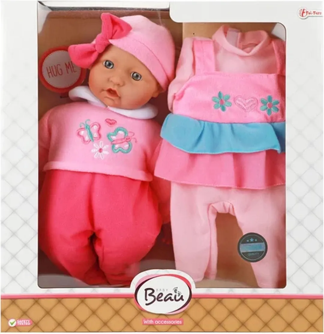Toi-Toys Baby Beau Babypop Cadeauset - MPN 02026Z - Roze