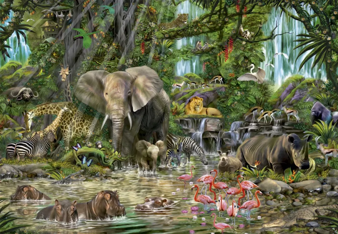 Educa African Jungle Puzzle 1000 Stuks