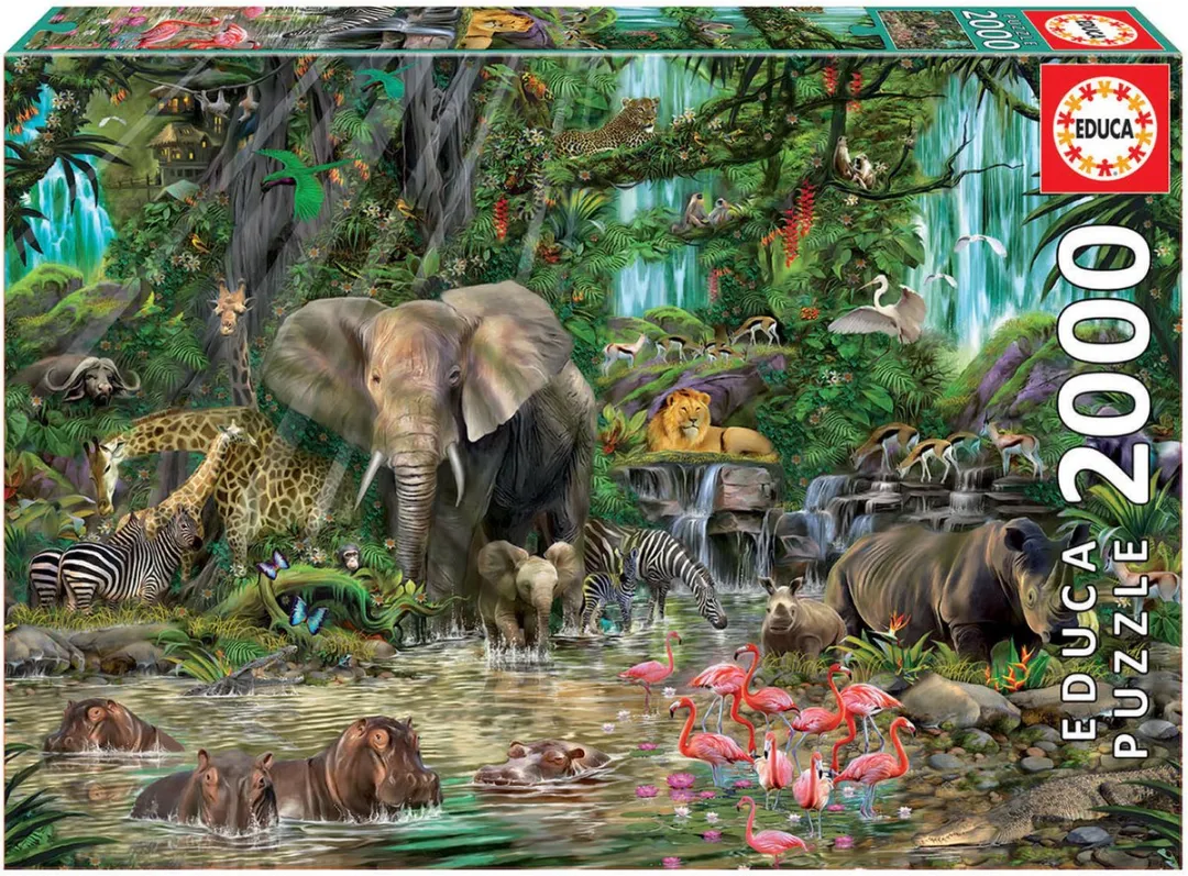 Educa African Jungle Puzzle 1000 Stuks
