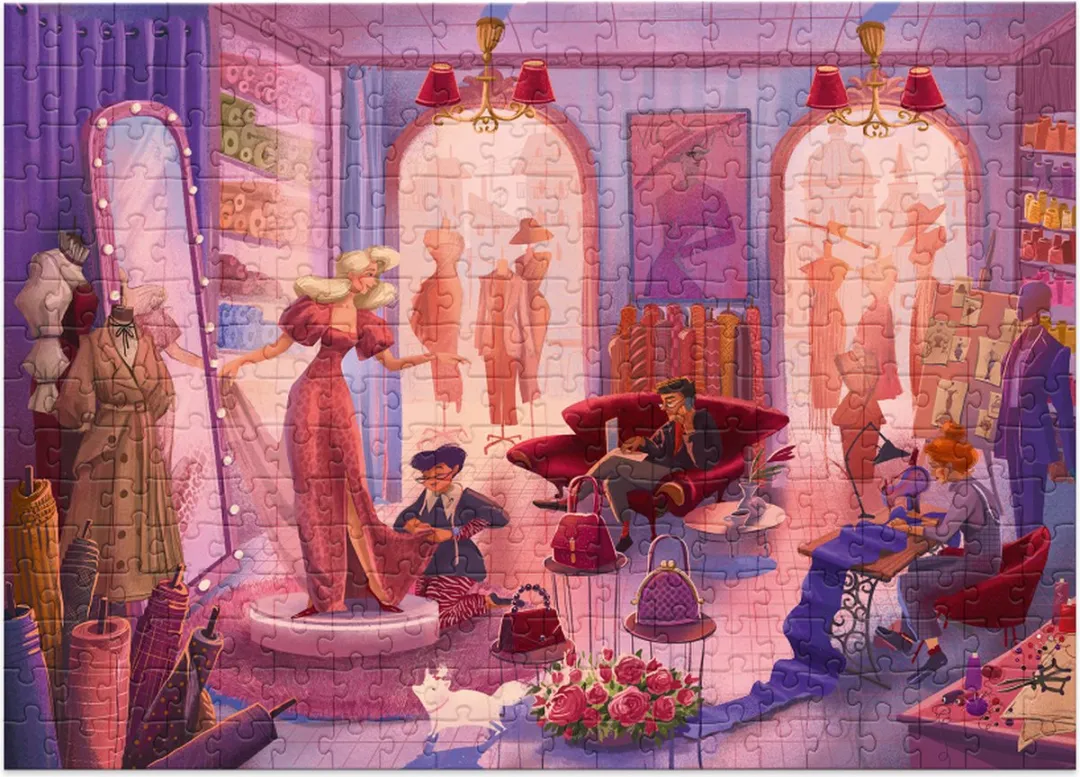 Dodo Toys Fashion Studio Puzzel 300 Stuks - 39x28cm - Attelier