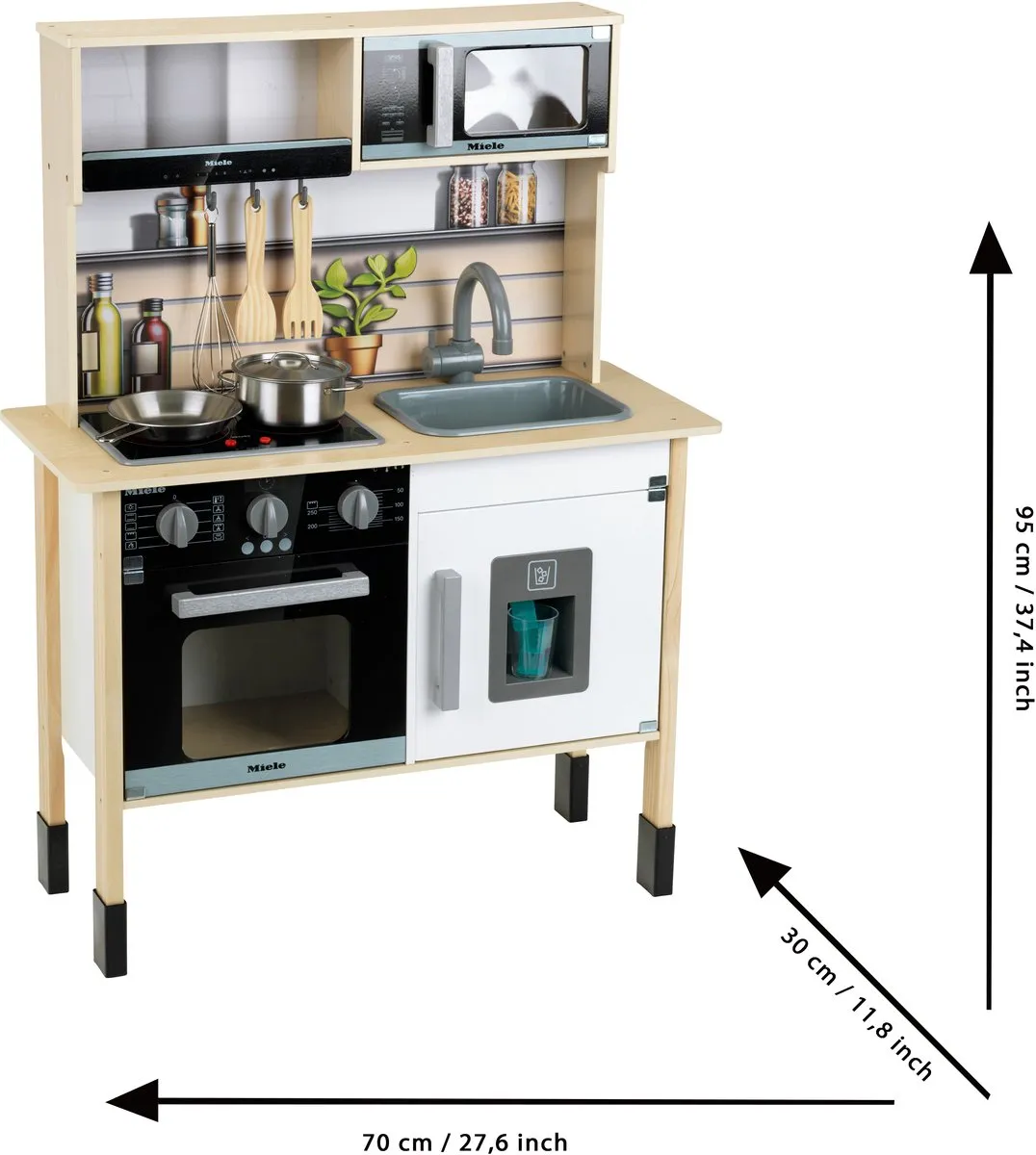 Theo Klein Miele Speelkeuken - 55cm - Licht & Geluid