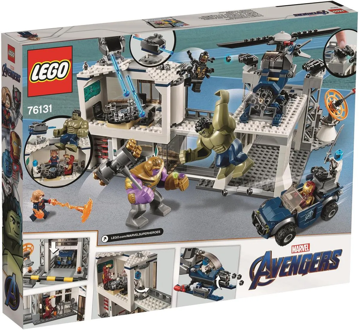 LEGO Marvel Avengers-Hoofdkwartier 76131 - 699 Stukken
