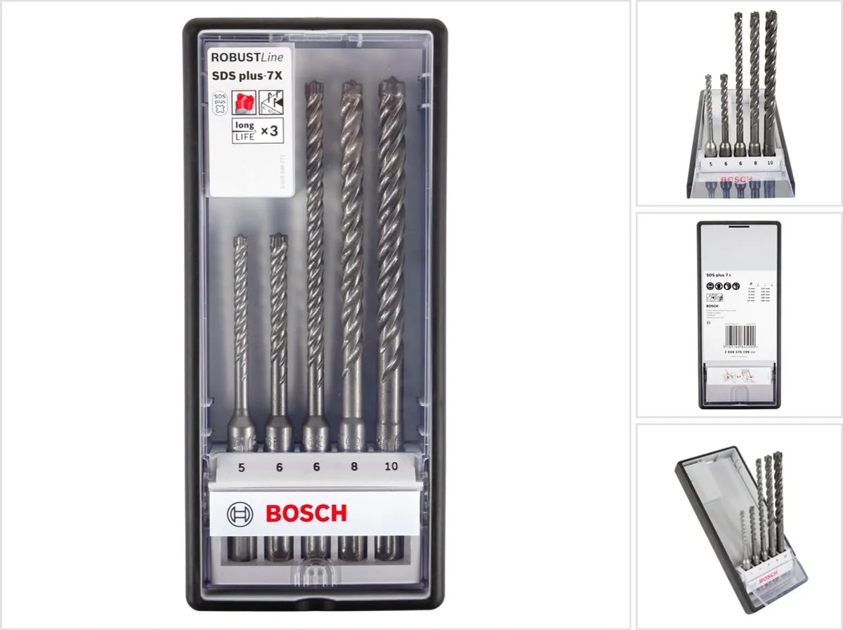 Bosch Professional SDS plus-5 Boorset 5-delig - Beton/steen - afbeelding 6 van 6