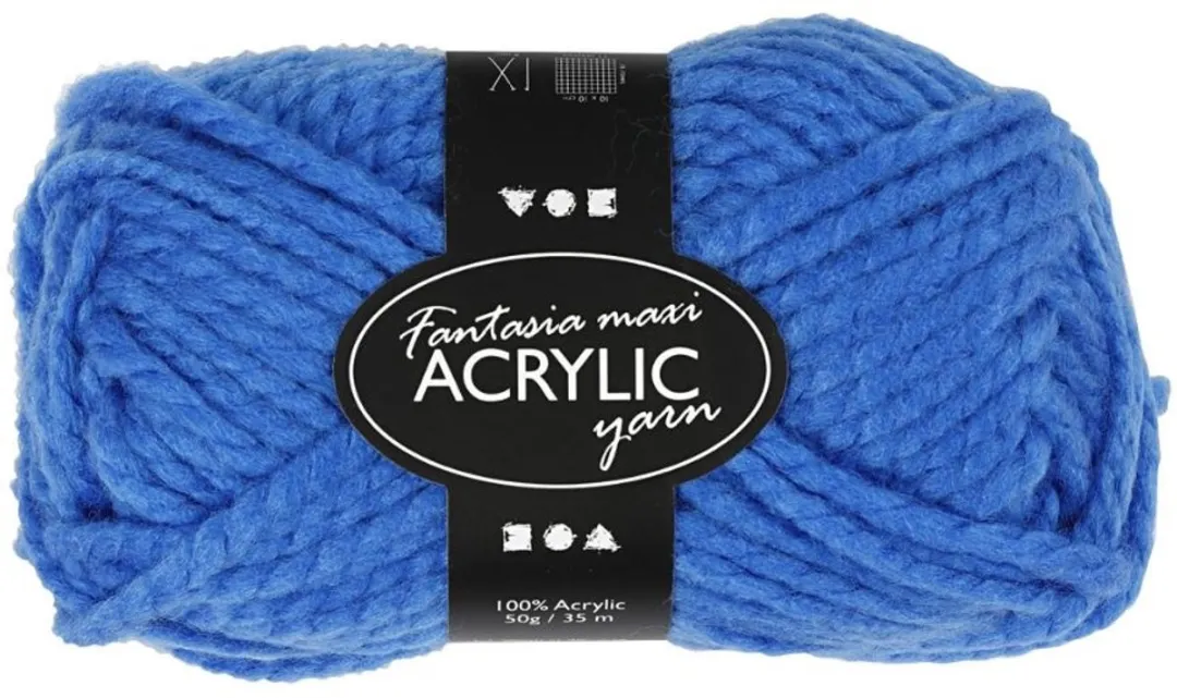 Creativ Company Blauw Maxi Acryl Garen 35m