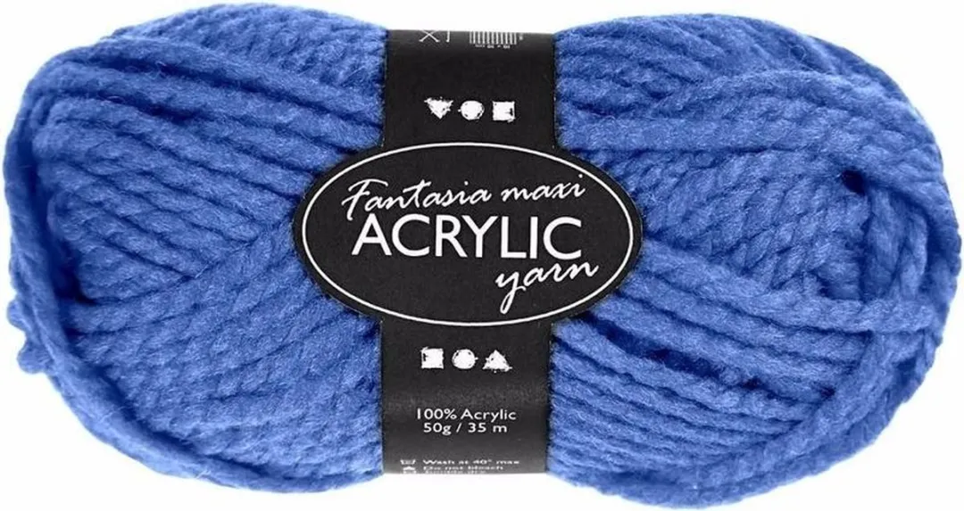 Creativ Company Blauw Maxi Acryl Garen 35m