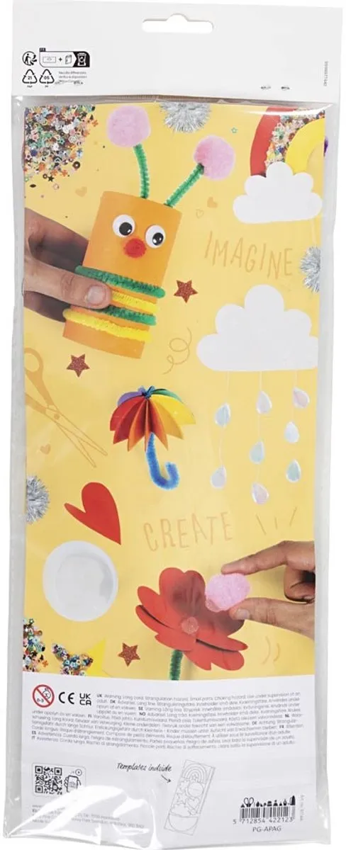 Creativ Company Basismaterialen Set Regenboog - Meerkleurig