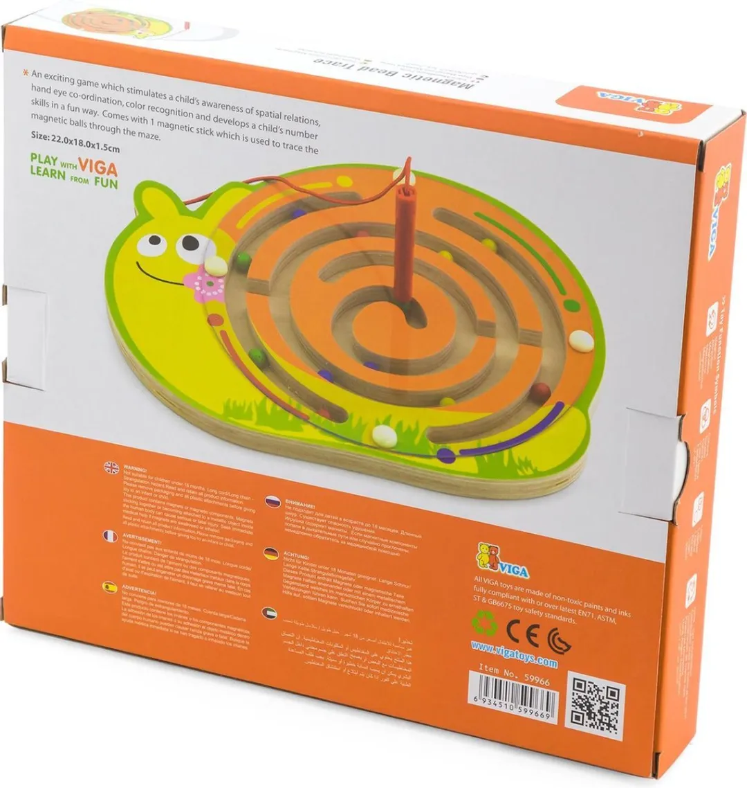 Vigatoys Magnetisch Doolhof Slak - 59966