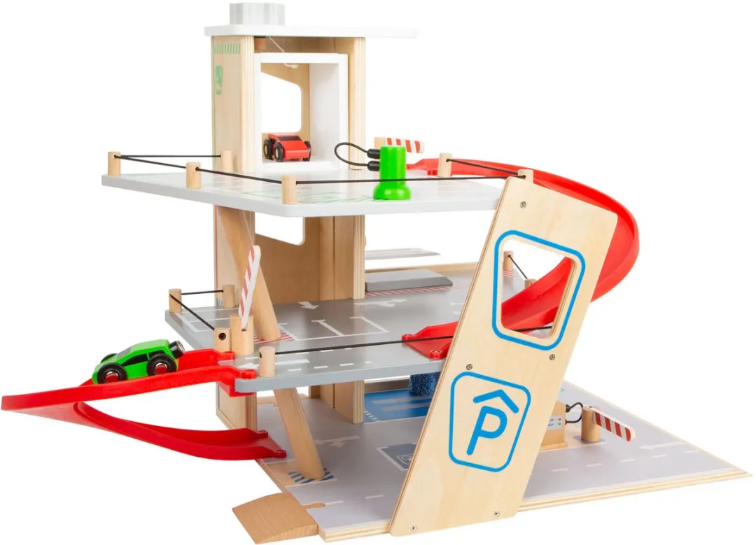 Small Foot Houten Garage met Wasstraat 11676