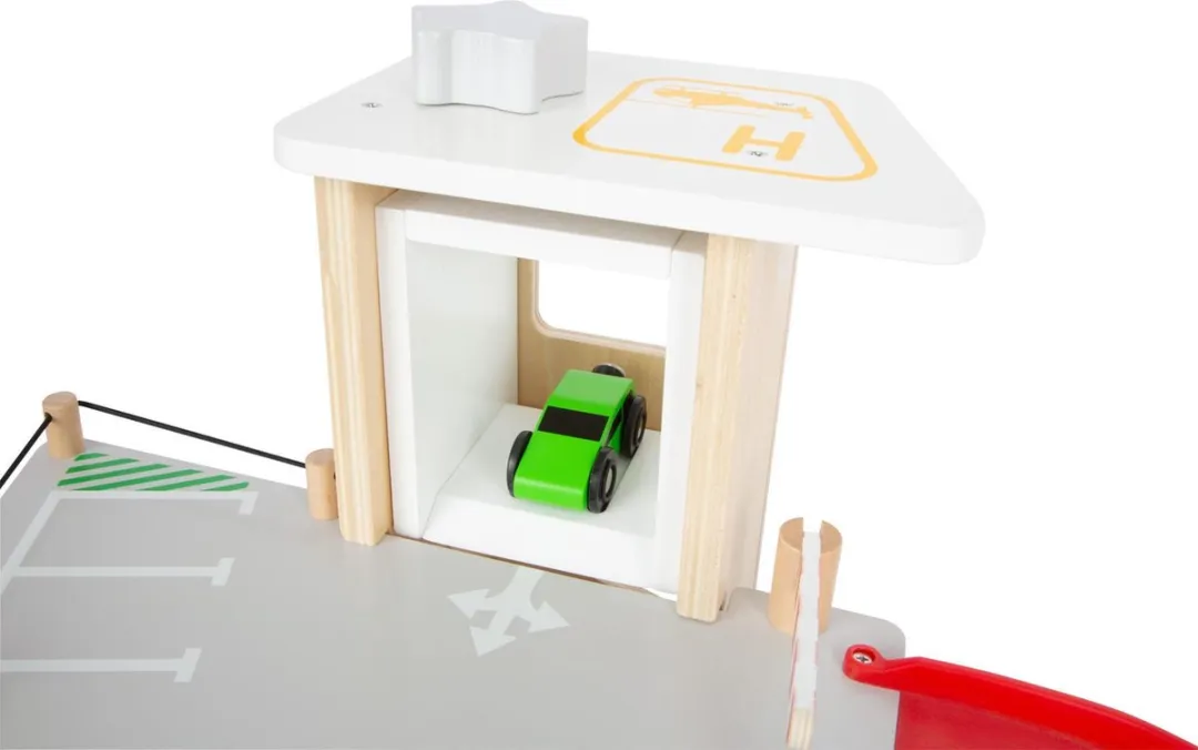 Small Foot Houten Garage met Wasstraat 11676 - Wit