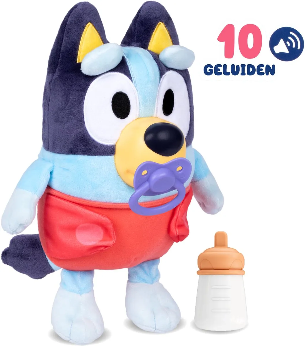 Moose Toys Bluey Knuffel met geluid - Multikleur