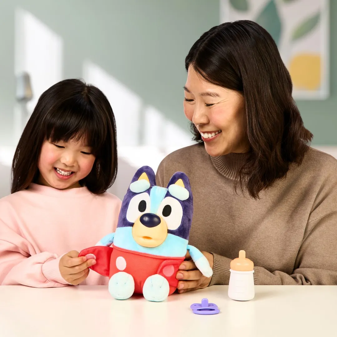 Moose Toys Bluey Knuffel met geluid - Multikleur