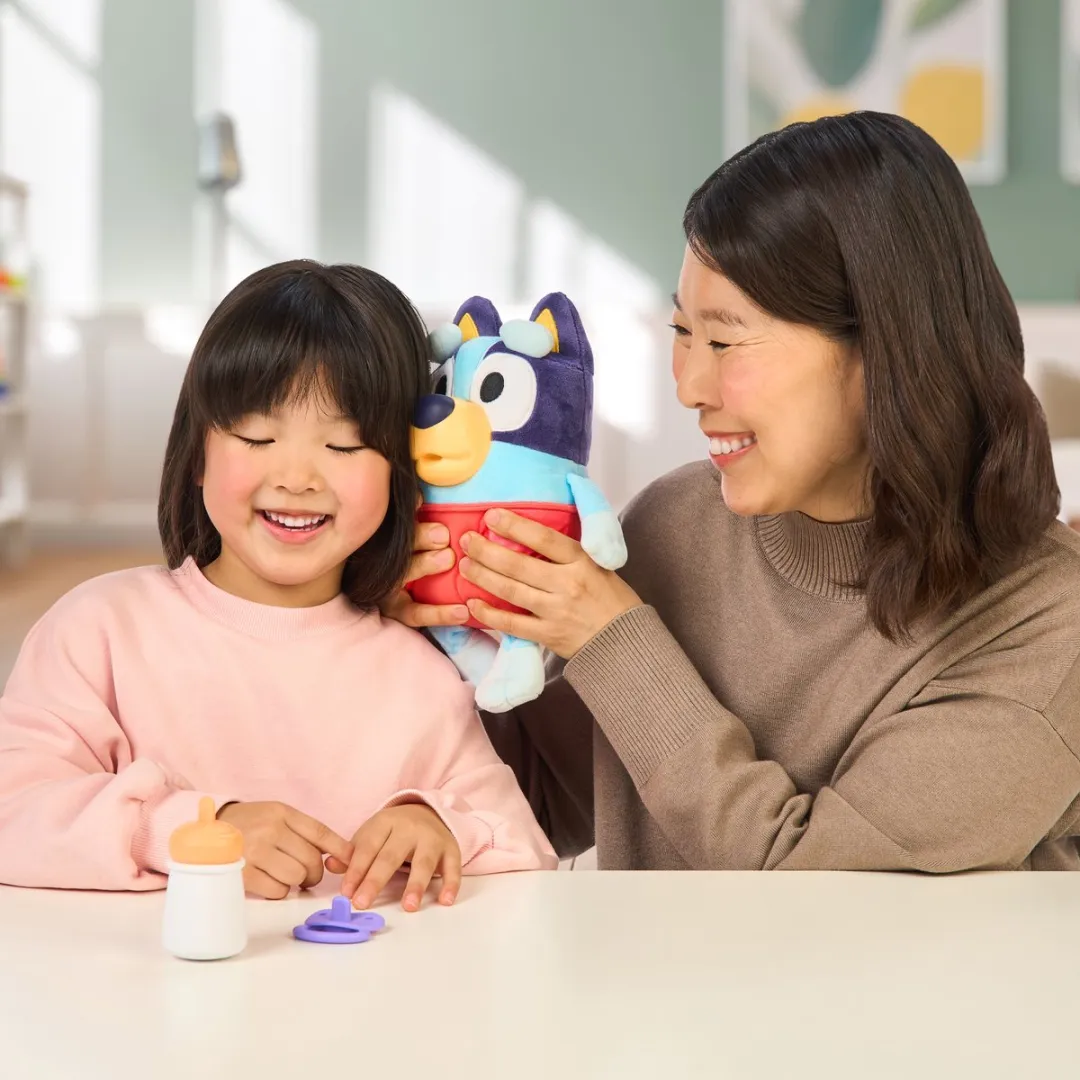 Moose Toys Bluey Knuffel met geluid - Multikleur