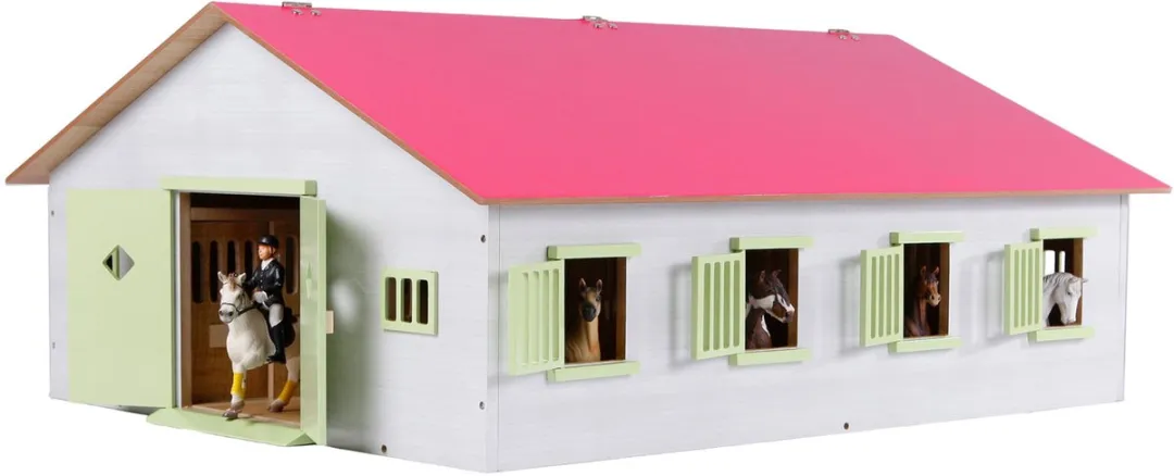 Kids Globe Paardenstal Roze