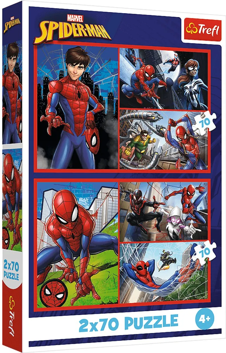 Trefl Spiderman Disney Marvel Spider Stories Puzzel 70 Stuks