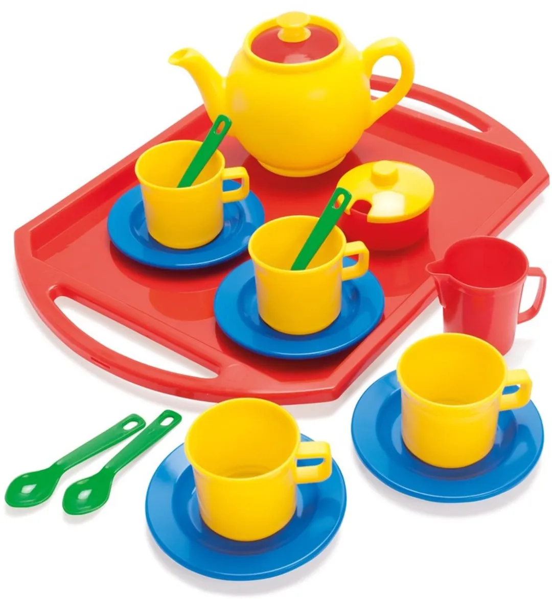 Dantoy Theeservies 18-delig - Meerkleurig